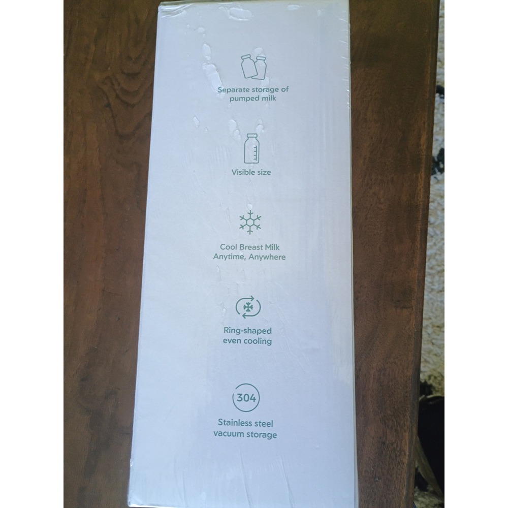 Plosif Breast Milk Cooler ZC-302 Stainless Steel Vacuum Storage 19oz 560ml New - Picture 2 of 3